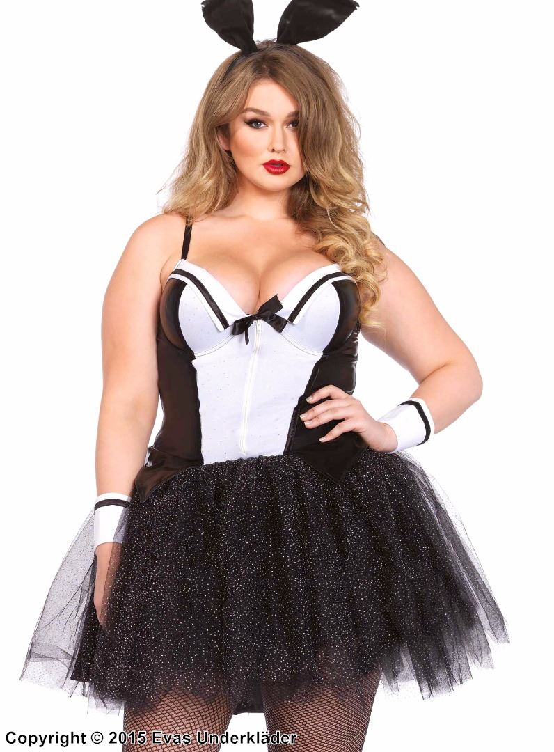 Hase, Kostüm-Kleid, Funkeln, Tüll, Plus Size